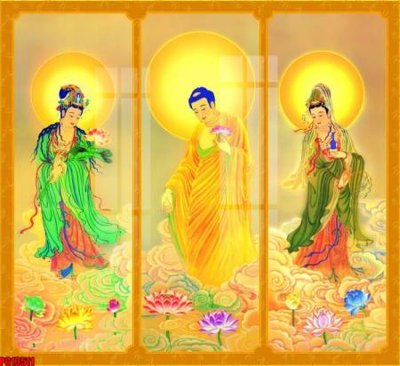 File gốc File tranh phật giáo PG13511 (in lụa) họa tiết 3D