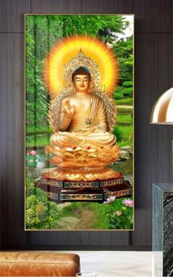 Tải file File tranh phật giáo PG13522 (PSD) cho in tranh 3D