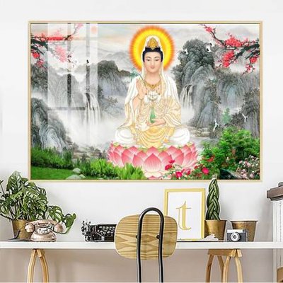 File in trần File tranh phật giáo PG13553 (file gốc) xuyên sáng