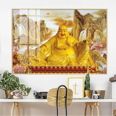 Download file gốc File tranh phật giáo PG13556 (in lụa) hoa lá