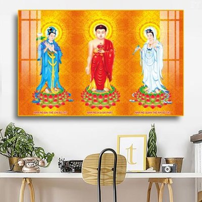 Ảnh gốc File tranh phật PG1370 (nét căng) in mica