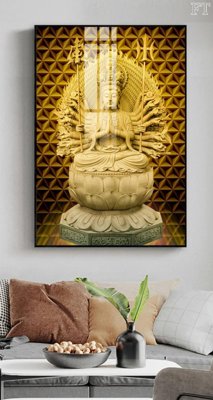 Download file gốc File tranh phật PG1575 (in lụa) tranh 3D