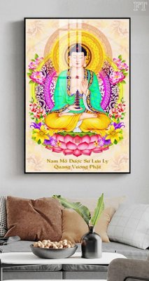 File tranh File tranh phật PG1609 (bản gốc) in lụa dán tường