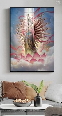 Download file gốc File tranh phật PG1915 (in mica) 3D