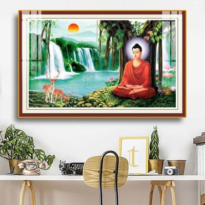 File gốc File tranh phật PG1919 (in tráng gương) sang trọng