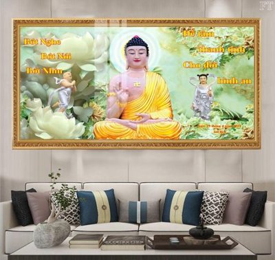 File gốc in ấn File tranh phật PG1967 độ phân giải cao