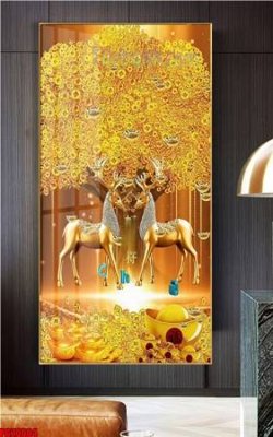 File gốc in tráng gương File tranh phật giáo 5D PG20004 chi tiết