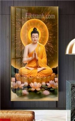 File in trần File tranh phật giáo 5D PG20009 (bản gốc) phong cảnh