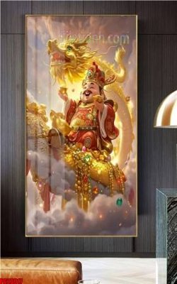 File ảnh File tranh phật giáo 5D PG20017 (gốc) in standee