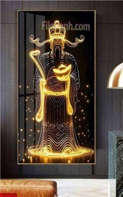 File gốc File tranh phật giáo 5D PG20023 (in lụa) cao cấp