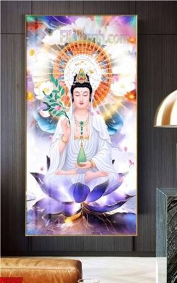 Download file tranh PSD File tranh phật giáo 5D PG20107 để chỉnh sửa