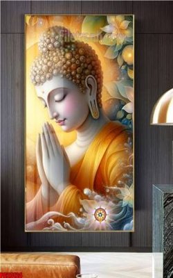 File in trần File tranh phật giáo 5D PG20124 (bản gốc) bầu trời