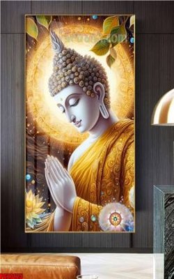 File tranh in mica File tranh phật giáo 5D PG20125 (độ phân giải cao)