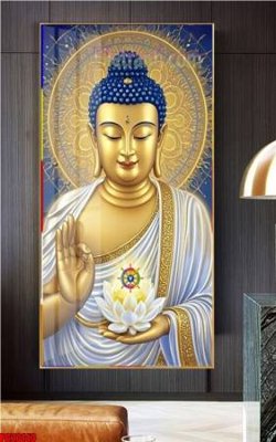 File PSD File tranh phật giáo 5D PG20143 (gốc) tách lớp chi tiết