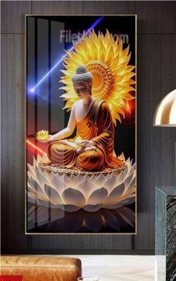File gốc File tranh phật giáo 5D PG20167 (dành cho quảng cáo)