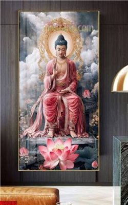 Download file gốc File tranh phật giáo 5D PG20185 (in mica) trong suốt