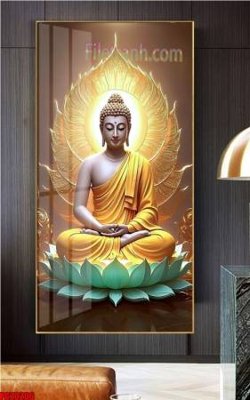 File gốc File tranh phật giáo 5D PG20206 (in tráng gương) hiện đại