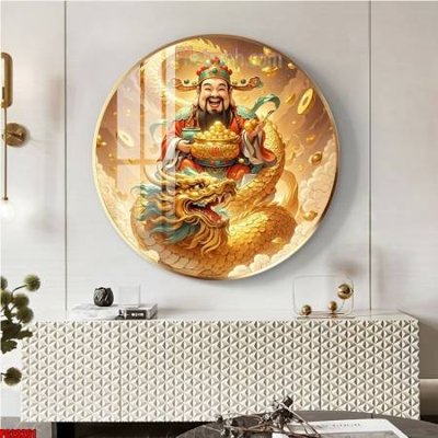 File in trần File tranh tròn phật giáo 5D PG20261 (bản gốc) mây trời