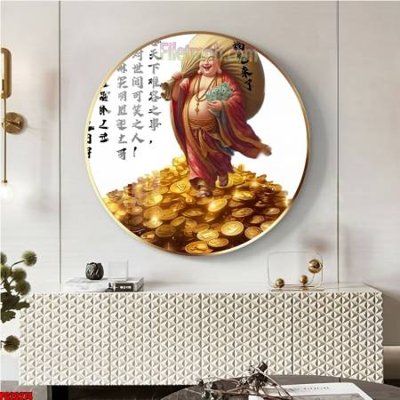 File ảnh File tranh tròn phật giáo 5D PG20274 (gốc) trang trí khách sạn