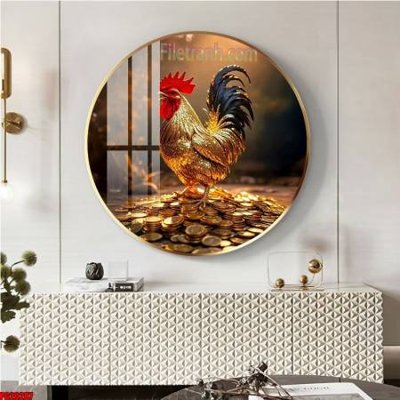 Ảnh mô tả file gốc in mica File tranh tròn phật giáo 5D PG20287