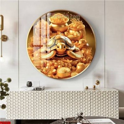 File tranh in tráng gương File tranh tròn phật giáo 5D PG20293 (siêu nét)