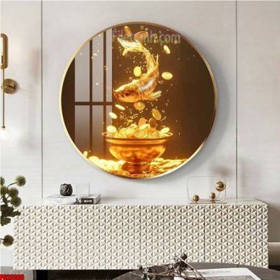 File gốc File tranh tròn phật giáo 5D PG20303 (in lụa) chi tiết cao