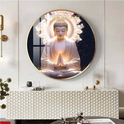 File gốc File tranh tròn phật giáo 5D PG20324 (chuẩn CMYK) cho nhà in