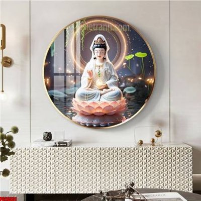 File gốc File tranh tròn phật giáo 5D PG20331 (in ấn) không giới hạn