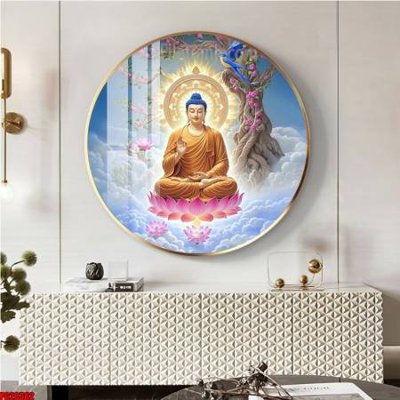 File gốc File tranh tròn phật giáo 5D PG20362 (in tráng gương) nghệ thuật