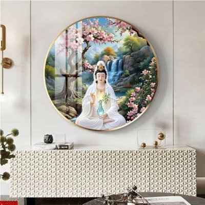 File in ấn cao cấp File tranh tròn phật giáo 5D PG20363 (file gốc)