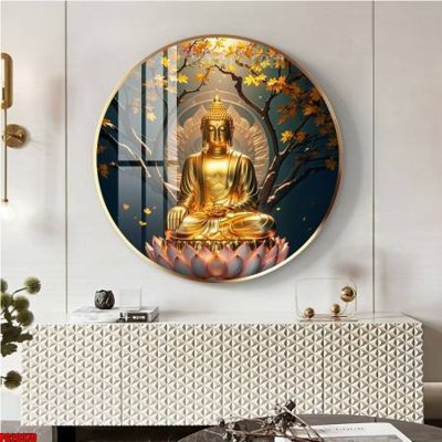 File in ấn File tranh tròn phật giáo 5D PG20370 (bản gốc) cao cấp