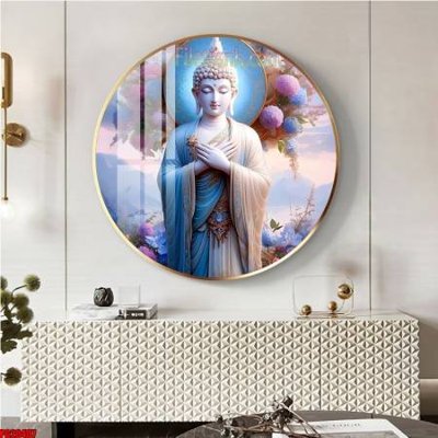 File tranh File tranh tròn phật giáo 5D PG20407 (ảnh gốc) cho in ấn kỹ thuật số