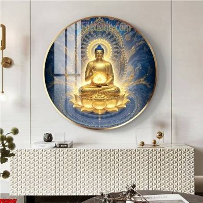 File tranh gốc File tranh tròn phật giáo 5D PG20447 (bản đẹp) độc quyền