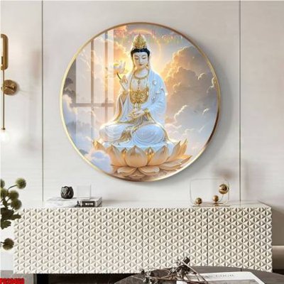 File in ấn chuyên nghiệp File tranh tròn phật giáo 5D PG20463 (file gốc)