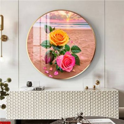 File ảnh File tranh tròn phật giáo 5D PG20480 (gốc) cho trang trí nội thất