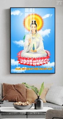 Ảnh gốc File tranh phật PG2095 (nét căng) in mica