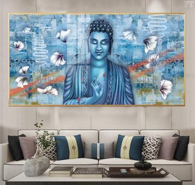 Download file gốc File tranh phật PG2189 (in lụa) hoa lá