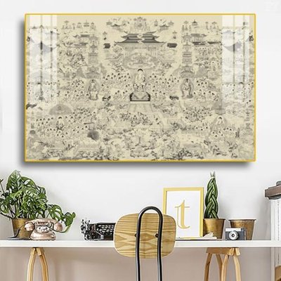 File gốc File tranh phật PG2209 (phong cách) tối giản