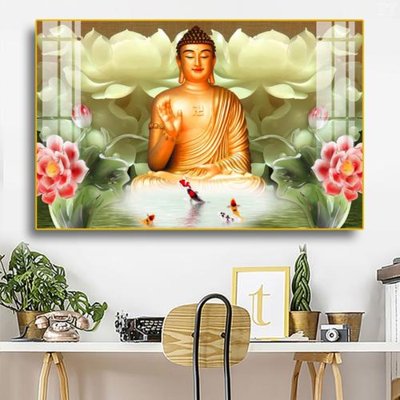 File tranh in tráng gương File tranh phật PG2216 (siêu nét)