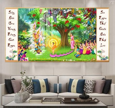 Download file gốc File tranh phật PG2236 (in mica) 3D