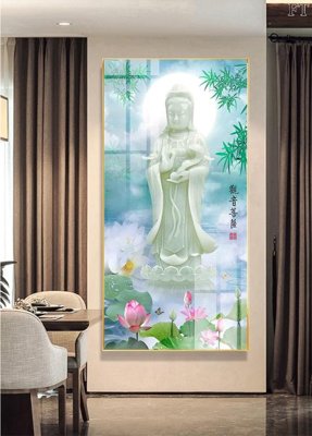 File in lụa File tranh phật PG2293 (hoa văn) File tranh phật PG2293