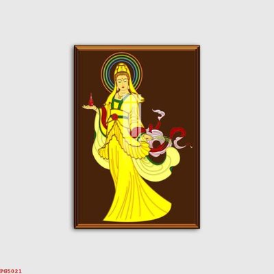 Chi tiết file gốc File tranh phật PG5021 (cho in tráng gương)