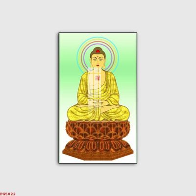 File gốc File tranh phật PG5022 (phong cách) tối giản