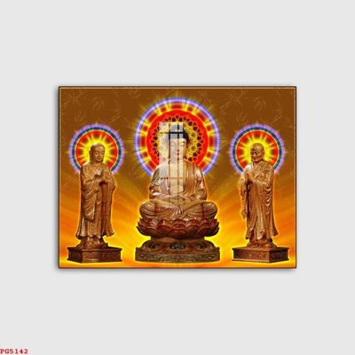 File gốc File tranh phật PG5142 (in lụa) cao cấp