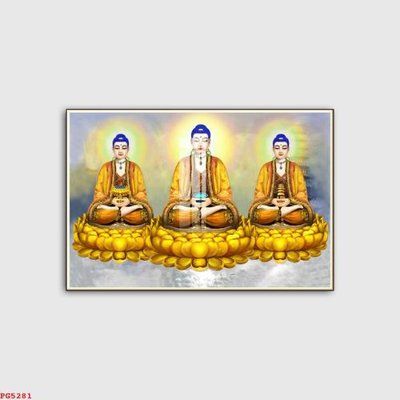 File in mica File tranh phật PG5281 (bản gốc) làm vách ngăn