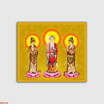 File tranh File tranh phật PG5526 (bản gốc) in lụa 3D