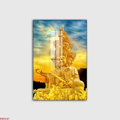 File tranh in trần 3D File tranh phật PG5547 (ảnh gốc)
