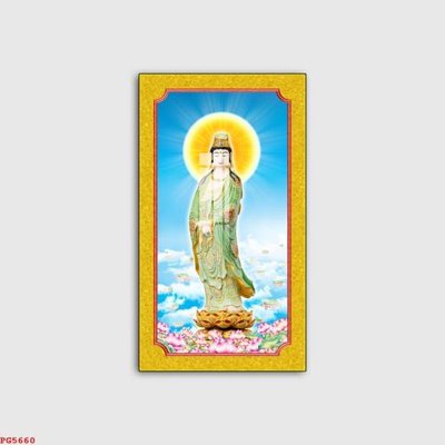 File gốc File tranh phật PG5660 (in lụa) hoa văn cổ điển