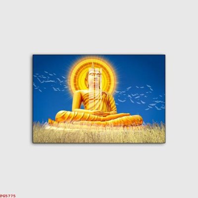 File in mica File tranh phật PG5775 (bản gốc) làm vách ngăn