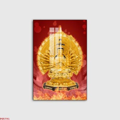 File in trần File tranh phật PG5791 (bản gốc) mây trời